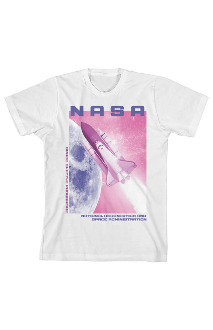 Men's Kids NASA Pink Sky T-Shirt - 0781603580192