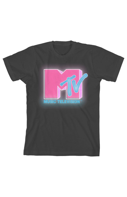 Kids MTV Neon Logo T-Shirt - 0781603580193
