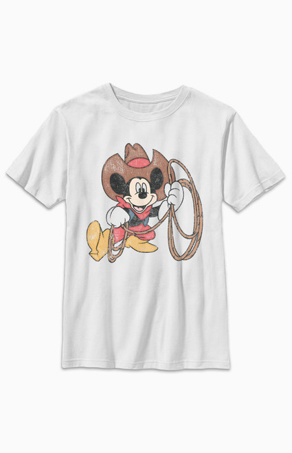 Kids Cowboy Mickey T-Shirt - 0781602190035