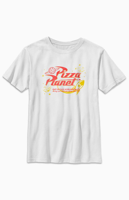 Kids Toy Story Retro Pizza Planet T-Shirt - 0781602190097