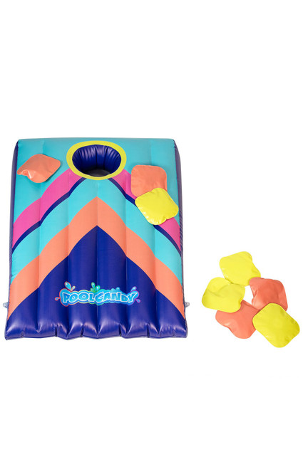 PoolCandy Men's Inflatable Floating Cornhole Pool Game - 0685600420044