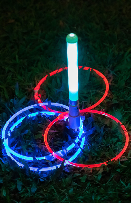 PoolCandy Men's YardCandy Illuminated LED Ring Toss - 0685600420092