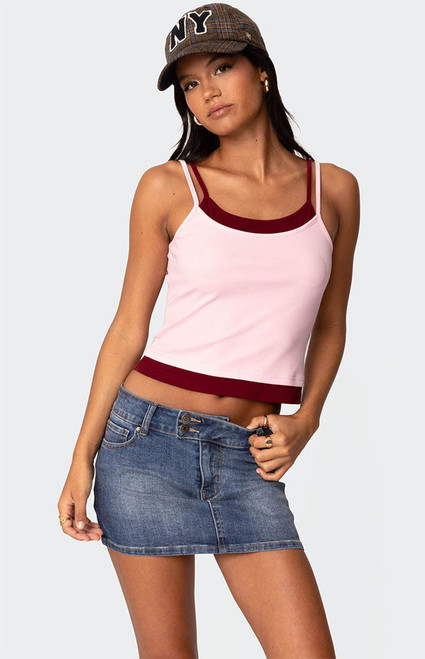 Edikted Women's Element Layered Tank Top - 0712609690201
