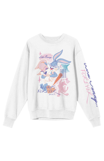 Women's Looney Tunes Always Forever Crew Neck Sweatshirt - 0751603580038