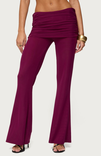 Edikted Women's Halli Fold Over Mini Skirt Pants - 0850609690223