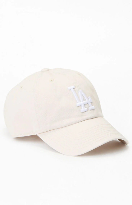 47 Brand Men's Cream LA Dodgers Dad Hat - 0641600540040