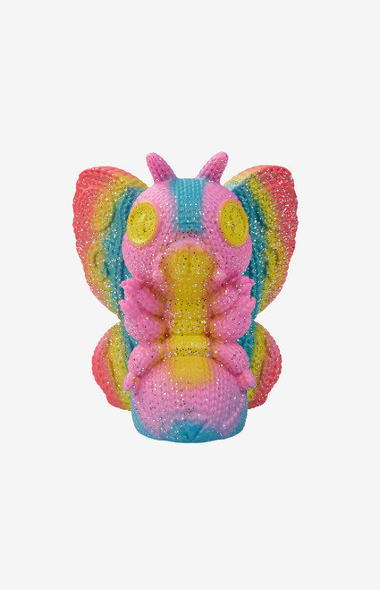 Men's Godzilla Mothra 343 (Sofubi Spray Glitter) Knit Series Vinyl Figure - 0685601191161