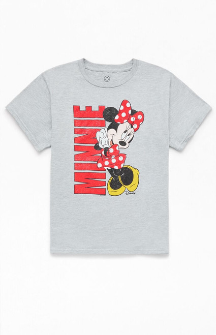 Junk Food Men's Kids Minnie Mouse T-Shirt - 0781206240020