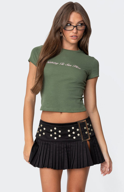 Edikted Women's Nothing to See T-Shirt - 0702609690065
