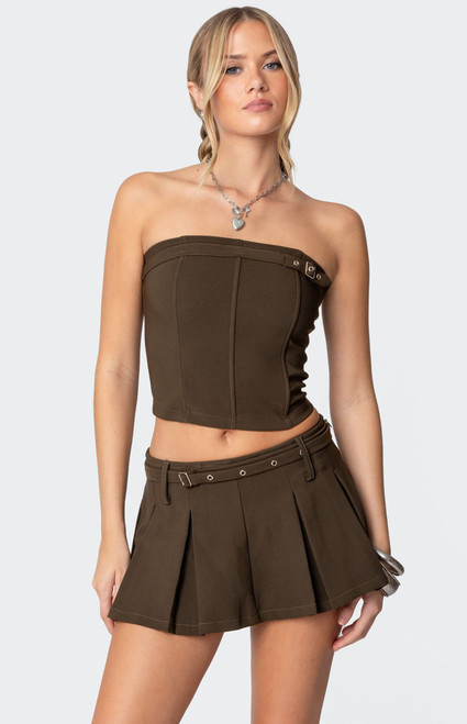 Edikted Women's Erynne Belted Corset - 0731609690559