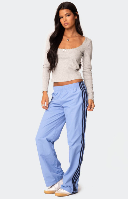 Edikted Women's Nikki Nylon Pants - 0850609690075