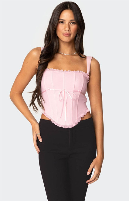Edikted Women's Coquette Mesh Corset - 0731609690601