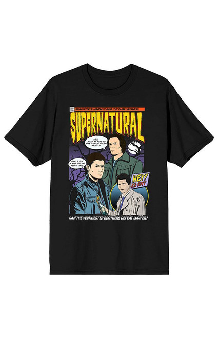 Men's Supernatural TV Series T-Shirt - 0097603580837