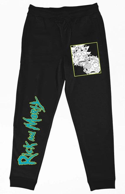 Men's Rick and Morty Zombie Sweatpants - 0133603580036