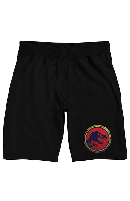 Men's Jurassic Park T-Rex Fossil Sweat Shorts - 0172603580081