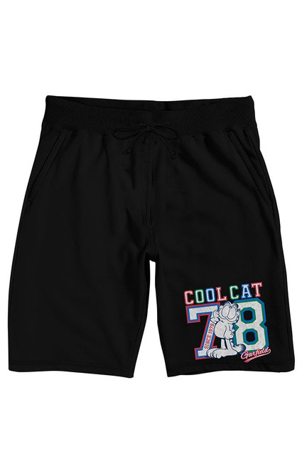 Men's Garfield Cool Cat '78 Sweat Shorts - 0172603580102