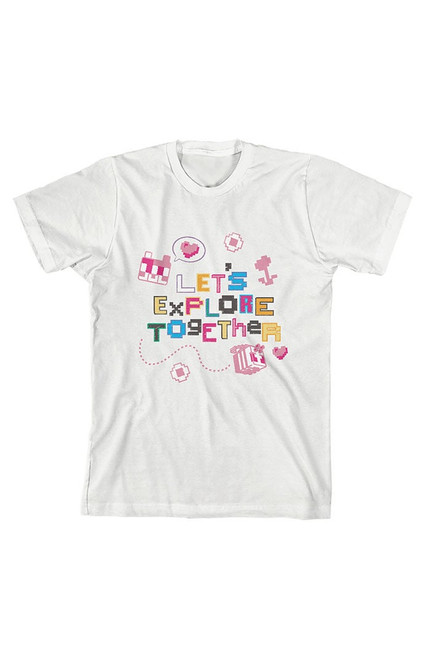 Kids Minecraft Lets Explore T-Shirt - 0781603580201