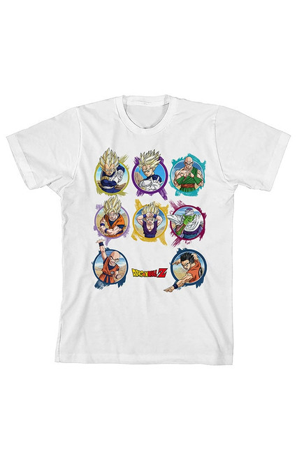 Kids Dragon Ball Z Character T-Shirt - 0781603580202