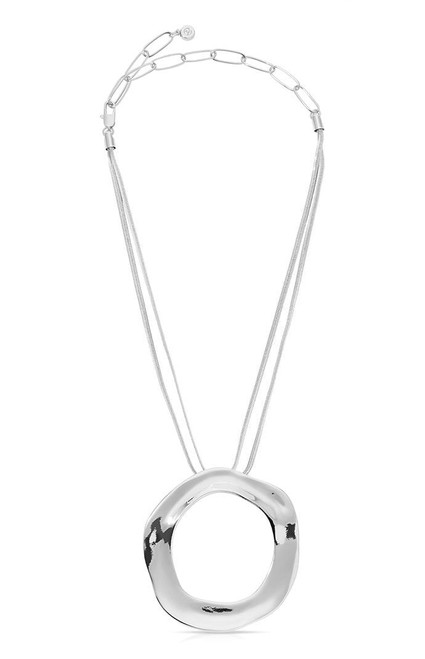 Ettika Women's Open Circle Statement Necklace - 0656603130295