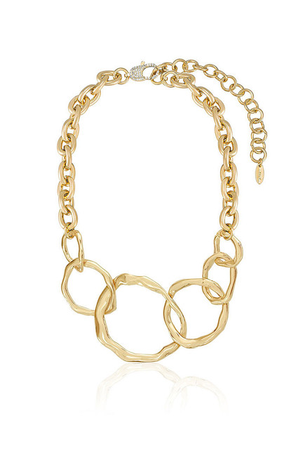 Ettika Women's Interlocking Chain Necklace - 0656603130296