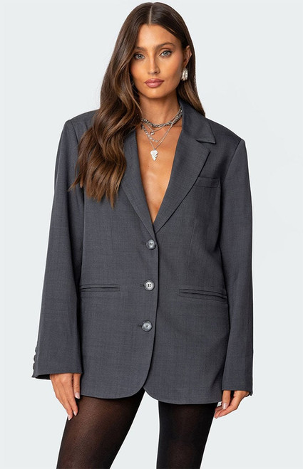 Edikted Women's Kourtney Oversized Blazer - 0760609690038