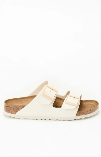 Birkenstock Women's Arizona Slide Sandal Cream - 0517610300016