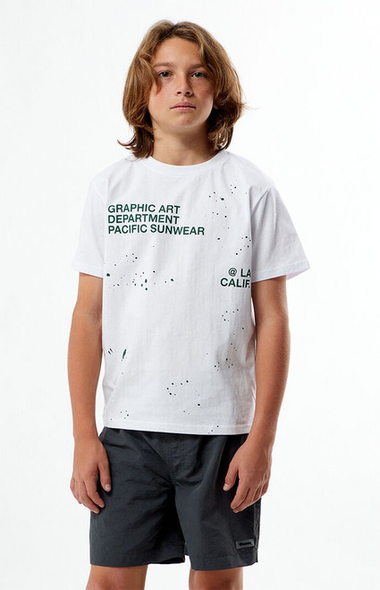 Pacsun Kids Kids Graphic Art Department T-Shirt - 0783519270083