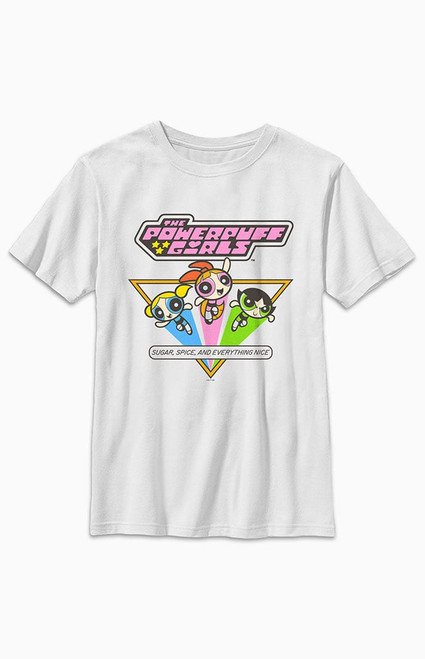 Kids Power Puff Girls Trio T-Shirt - 0781602190137
