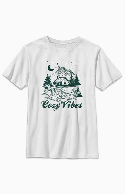 Men's Kids Mickey Cozy Vibes T-Shirt - 0781602190142
