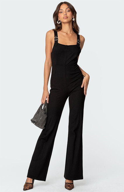 Edikted Women's Bianka Buckle Strap Jumpsuit - 0870609690305