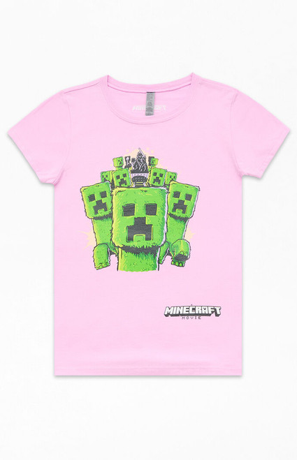 Kids Creeper Minecraft T-Shirt - 0781438400153