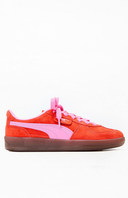 Puma Women's Red Palermo Sneakers - 0542497750116