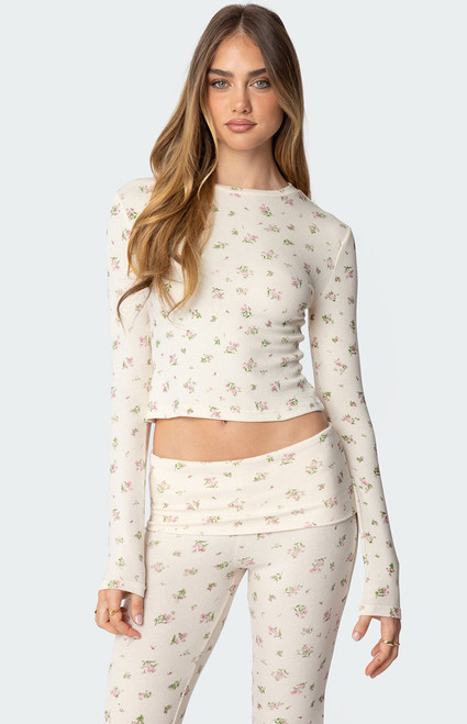 Edikted Women's Bloom Baby Top - 0731609690820