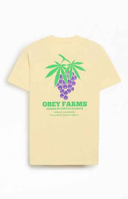 Obey Men's Farms Classic T-Shirt - 0097502750442