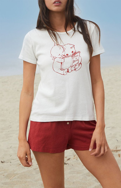 John Galt Women's Hailie Puss In Boots T-Shirt - 0790601600358