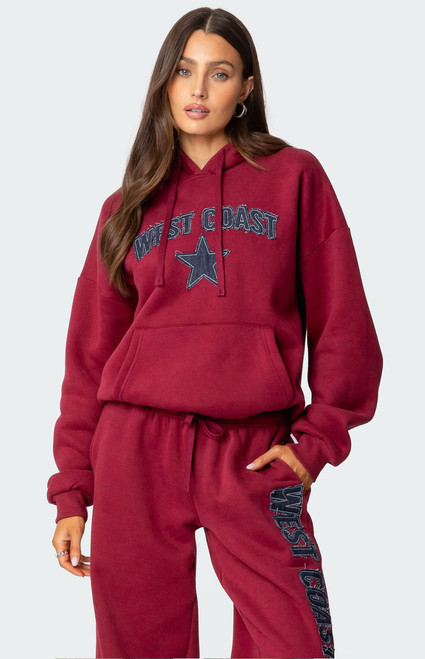 Edikted Women's West Coast Hoodie - 0751609690079