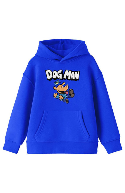 Kids Dog Man Character Logo Hoodie - 0781603580219