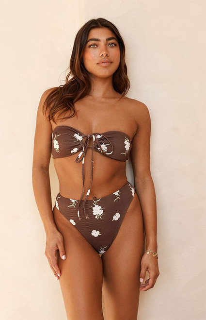 Dippin' Daisy's Women's Amalfi String Tie Bandeau Bikini Top - 0825603600700