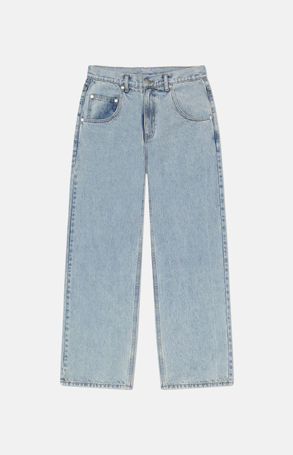 WeSC Men's Jay Light Blue Wide Leg Jeans - 0136601830022
