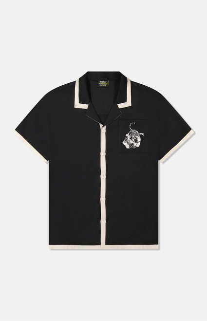 WeSC Men's Tipping Scorpion Camp Shirt - 0181601830054