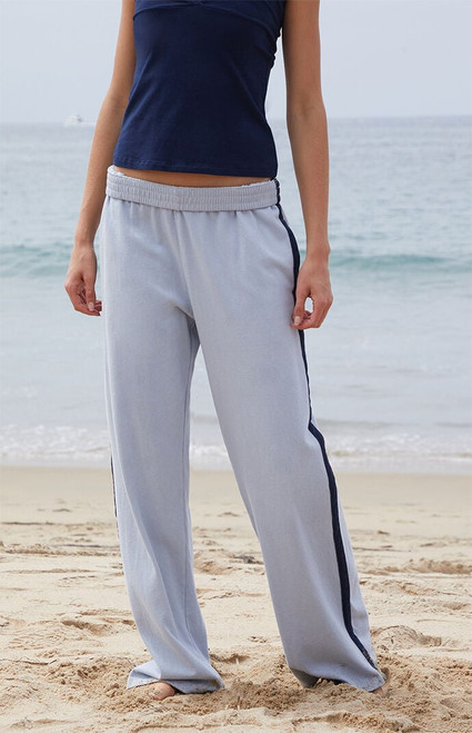 John Galt Women's Anastasia Side Stripe Baggy Sweatpants - 0844601600093