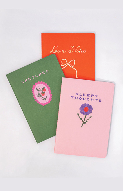 ban.do Women's Love Notes Rough Draft Notebook Set - 0647610770028