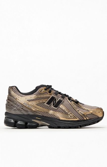 New Balance Men's Gold & Black 1906R Shoes - 0530221770011