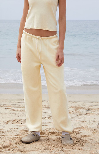 John Galt Women's Yellow Rosa Sweatpants - 0844601600236