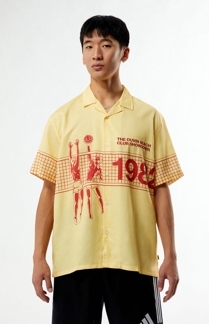 Duvin Design Men's Serving Heat Linen Camp Shirt - 0181506520003