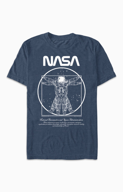 Men's NASA Classic Astronaut T-Shirt - 0097602190541