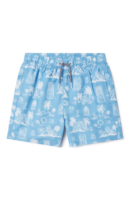 Boardies Men's Kids Maya 5.5" Swim Trunks - 0786610600014