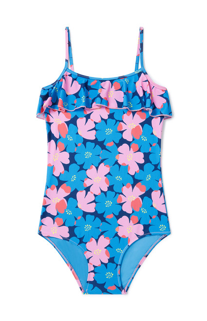 Boardies Kids Sully Floral One Piece Swimsuit - 0786610600044