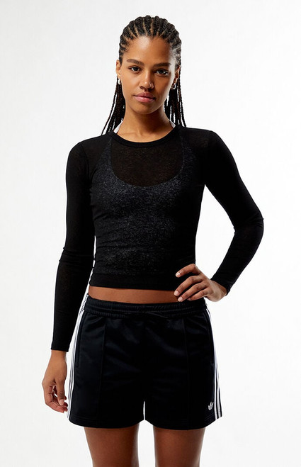 adidas Women's Black Firebird Classic Shorts - 0821000250002