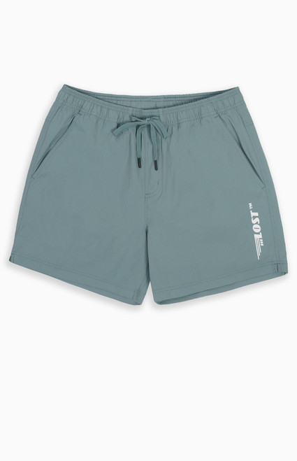 LOST Men's Wings Stormy Blue Swim Trunks - 0150611280006